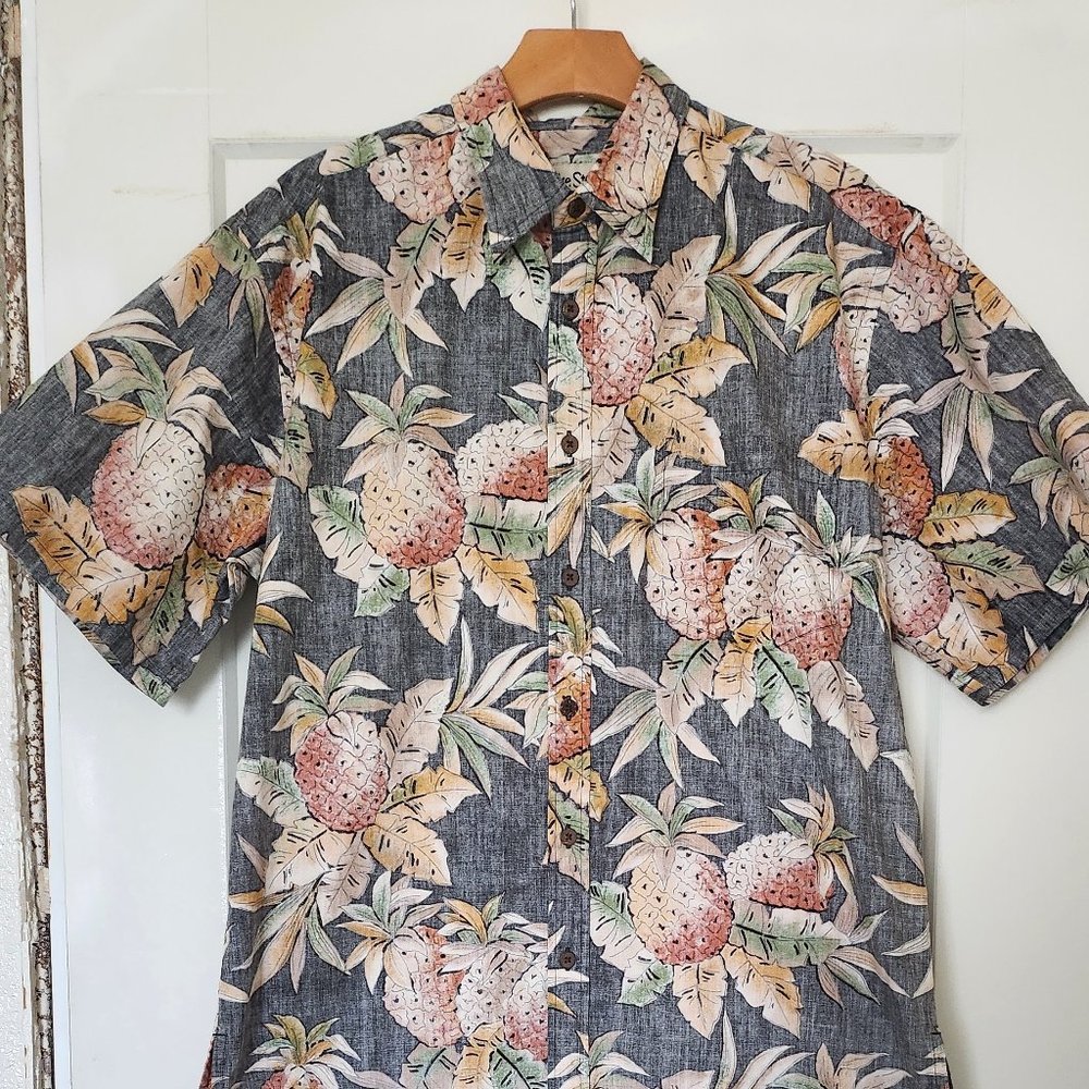 Cooke Street Men's Hawaiian Shirt Size M